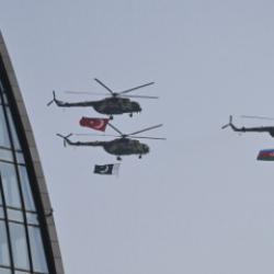 Türk Hava Kuvvetlerine bağlı F-16'lar Azerbaycan'da havalandı