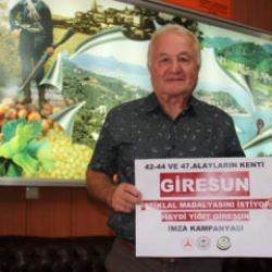 &lsquo;Yiğit Giresun&rsquo; kampanyası 50 g&uuml;nde 200 bin imzayı ge&ccedil;ti