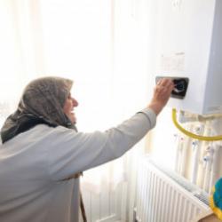 Konya Belediyesi kombi desteğine devam ediyor 