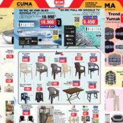 BİM AKT&Uuml;EL &Uuml;R&Uuml;NLER KATALOĞU 14 KASIM | Akıllı televizyon, S&uuml;p&uuml;rge, Temizlik seti...