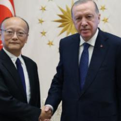 Cumhurbaşkanı Erdoğan, Masato Kanda'yı kabul etti