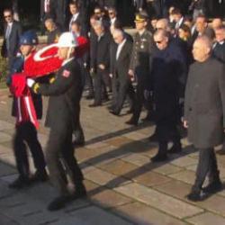 Cumhurbaşkanı Erdoğan ve devlet erkanı Anıtkabir'de: Atatürk'ün vefatının 87. yılı... 