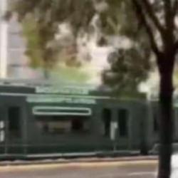 Gaziantep'te seyir halindeki tramvaya yıldırım düştü: Seferler durdu