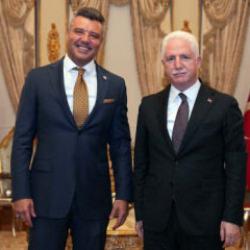 Sadettin Saran'dan Vali Gül'e ziyaret