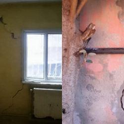 Beykoz'da &ccedil;atlaklar oluşan iki bina tahliye edildi