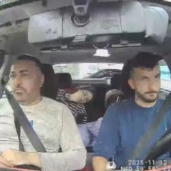 Böcek ailesinin taksiyle hastaneye gittiği anların görüntüsü ortaya çıktı