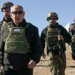 Netanyahu, Suriye'de işgal ettikleri bölgeye gitti