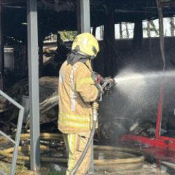 İstanbul'da bir üniversite kampüsünde yangın! 