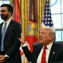 Mamdani'yi köşeye sıkıştıran "Faşist" sorusu! Trump kalkan oldu: Söyle gitsin!