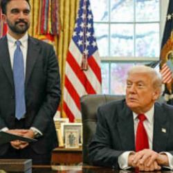 New York'un ilk Müslüman Başkanı Beyaz Saray'da! Trump'tan görüşmeye ilişkin ilk açıklama