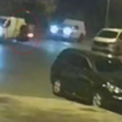 Tekirdağ'da motosikletlinin ağır yaralandığı kaza kamerada