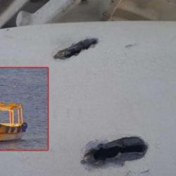 Yunan Sahil Güvenliği Türk Balıkçı teknesine ateş açtı