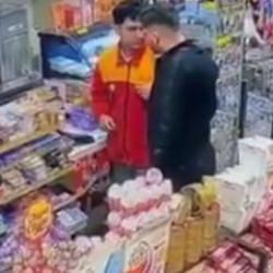 Alkollü magandanın benzinlikte estirdiği terör kamerada