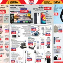 BİM 25 - 28 Kasım Akt&uuml;el &Uuml;r&uuml;nler Kataloğu: Akıllı telefon, Halı yıkama makinesi, 4K TV...