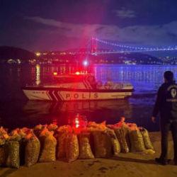 İstanbul Boğazı'nda kaçakçılara operasyon! 2.3 ton canlı midye denize geri bırakıldı