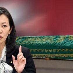 Japon vekil Müslüman cenazesinden rahatsız oldu: Ya yakılmayı kabul edin...