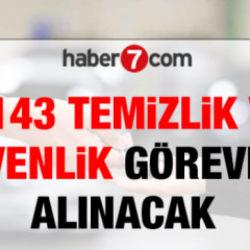Okullara, hastanelere ve özele 4.143 personel alınacak: Temizlik ve güvenlik görevlisi!