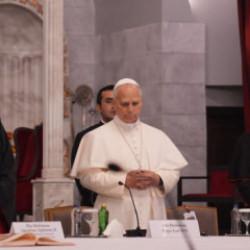 Papa 14. Leo, S&uuml;ryani Ortodoks Kilisesi'nde toplantıya katıldı