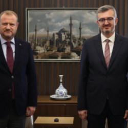 RT&Uuml;K Başkanı Daniş'ten İletişim Başkanı Duran'a ziyaret