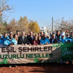 Gaziantep Büyükşehir'in "YeşilAntep Projesi" ile şehir ağaçlanıyor 