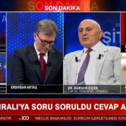 Sinan Burhan'ın Kent uzlaşısı sorusuna CHP'li Dursun &Ccedil;i&ccedil;ek cevap veremedi