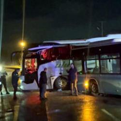 Tekirdağ'da otobüsler çarpıştı: 9 yaralı