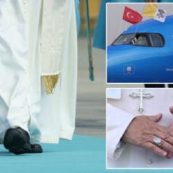 Uçak ismi, ayakkabı, İznik vasiyeti... İşte Papa'nın Türkiye ziyaretindeki semboller!