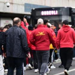2 bin 500 Galatasaray taraftarı derbi için stada geldi