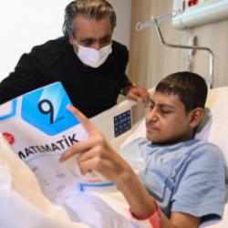 Lösemili Cemal LGS'yi hastane odasında kazandı, Anadolu Lisesine yerleşti