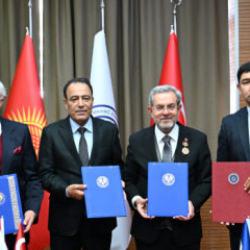 Ankara Üniversitesi, Kırgızistan'da iki üniversiteyle işbirliği protokolü imzaladı
