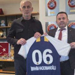 Ankaragücü Başkanı Yaman'dan TFF Başkanı Hacıosmanoğlu'na ziyaret