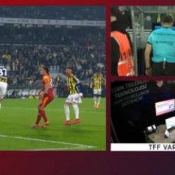 Fenerbahçe-Galatasaray derbisinin VAR kayıtları açıklandı
