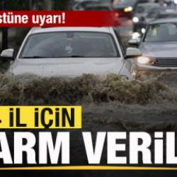 Meteorolojiden son dakika duyurusu! 24 il için alarm verildi! Kar ve yağmur bekleniyor