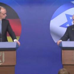 Netanyahu Başbakan Merz'in yüzüne söyledi: Almanya'da olduğu gibi Gazze'de de olsun