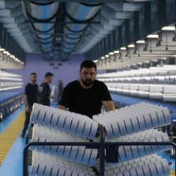 Niğde'de ilk fazı tamamlanan tesiste yıllık 7 bin ton likra üretiliyor