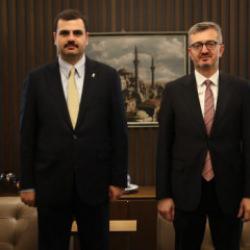 AK Parti Genel Sekreteri İnan'dan, İletişim Başkanı Duran'a ziyaret