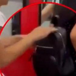 Barselona metrosunda yankesiciler böyle çalıyor!