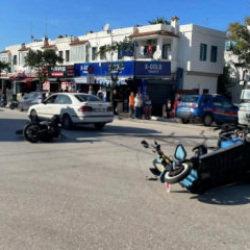 Bodrum'da trafik kazası kaza: 1 ölü, 1 yaralı