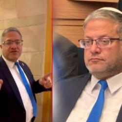 İsrailli bakandan tarihe geçen skandal! Yağlı urgan rozeti taktı! Mecliste alçak oylama