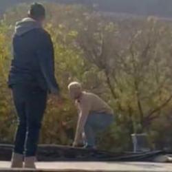 Tarihi mekanda film gibi anlar! 'İşten atıldım' diyerek atladı