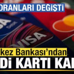 Merkez Bankası'ndan kredi kartı kararı! Faiz oranlarında indirim