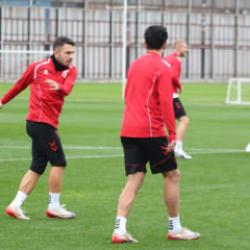 Samsunspor, AEK maçı hazırlıklarını tamamladı