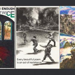 S&uuml;rg&uuml;ndeki zeytin ağacına posterler