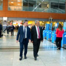 THY ve AJet Y&ouml;netim Kurulu Başkanı Bolat'tan AJet'in saha ekiplerine ziyaret