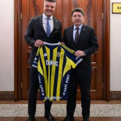 Adalet Bakanı Tun&ccedil;, Sadettin Saran ile bir araya geldi