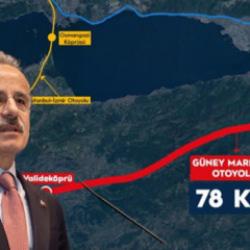 Bakan duyurdu: G&uuml;ney Marmara Otoyolu 60 milyar dolarlık ekonomiyi birleştirecek!