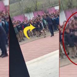 Okulda inanılmaz olay! M&uuml;d&uuml;r &ouml;ğrenciyi savurup yere attı