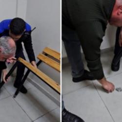 Dilenci yakayı ele verdi, parayı sakladığı yer şaşkına &ccedil;evirdi