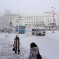 D&uuml;nyanın en soğuk şehri, eksi 45 dereceyi g&ouml;rd&uuml;