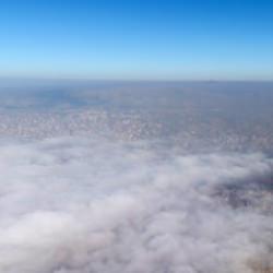 Kırıkkale sisle kaplandı, manzara dronla g&ouml;r&uuml;nt&uuml;lendi
